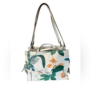 Fiorelli Botanical Print Vegan Leather Large Shoulder/Crossbody Bag.